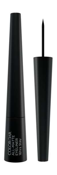 Colorbar All-Matte Eyeliner Жидкая подводка с матовым эффектом | 1 Matte black
